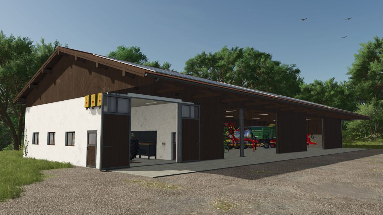 Machine Hall With Workshop