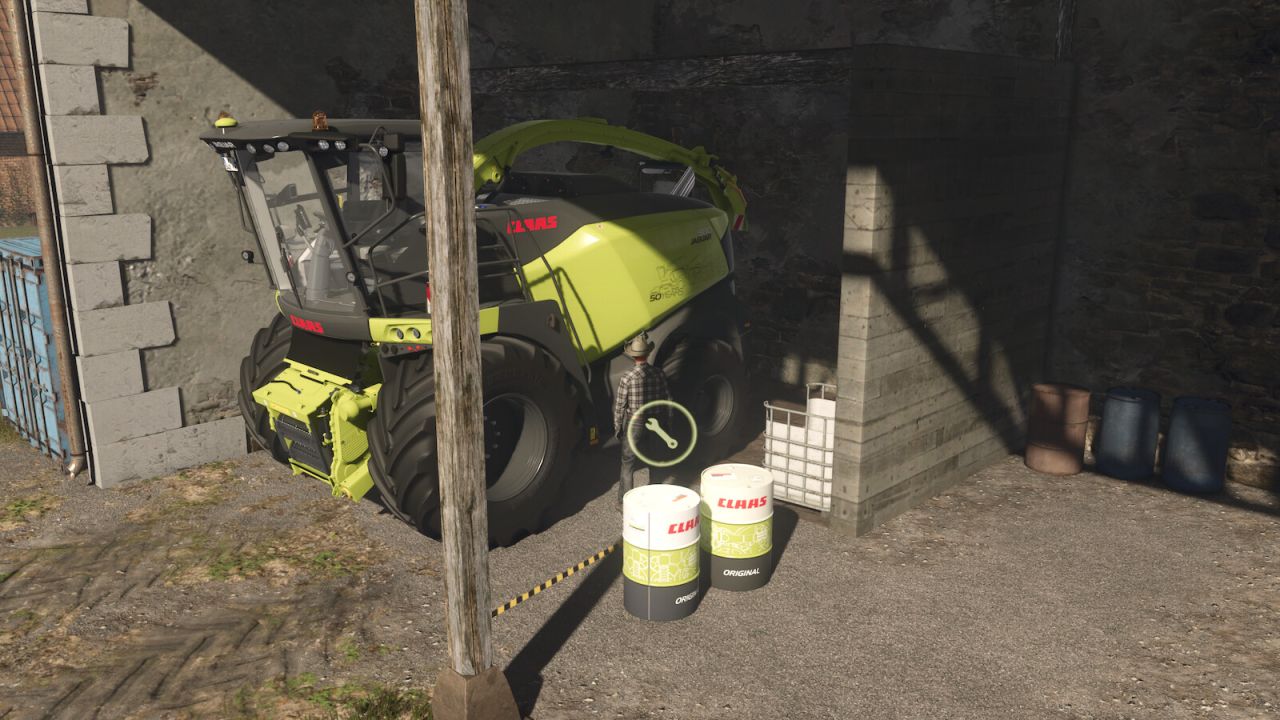 Juego cruzado de barriles de mantenimiento