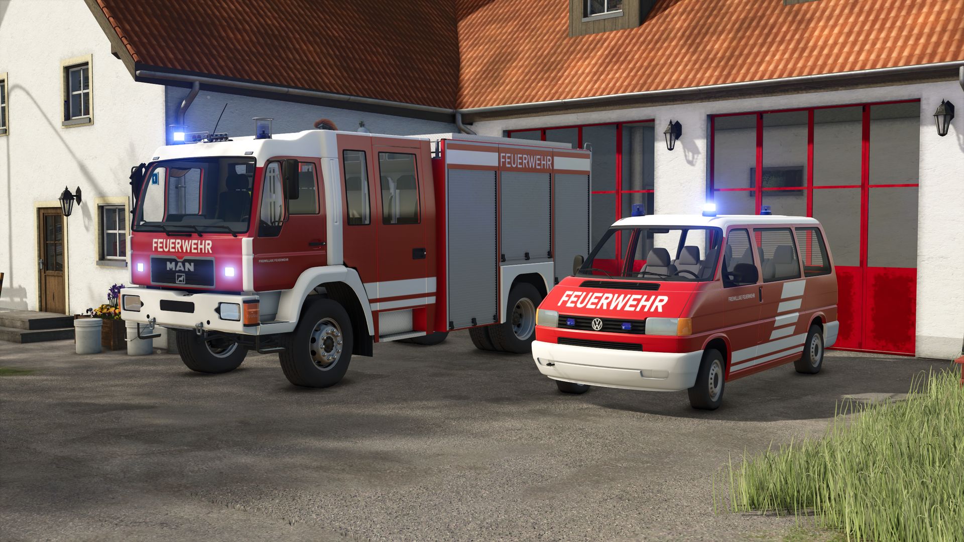Camion de pompiers MAN L2000