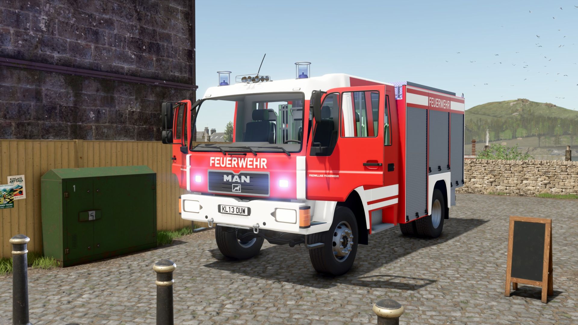 Camion de pompiers MAN L2000