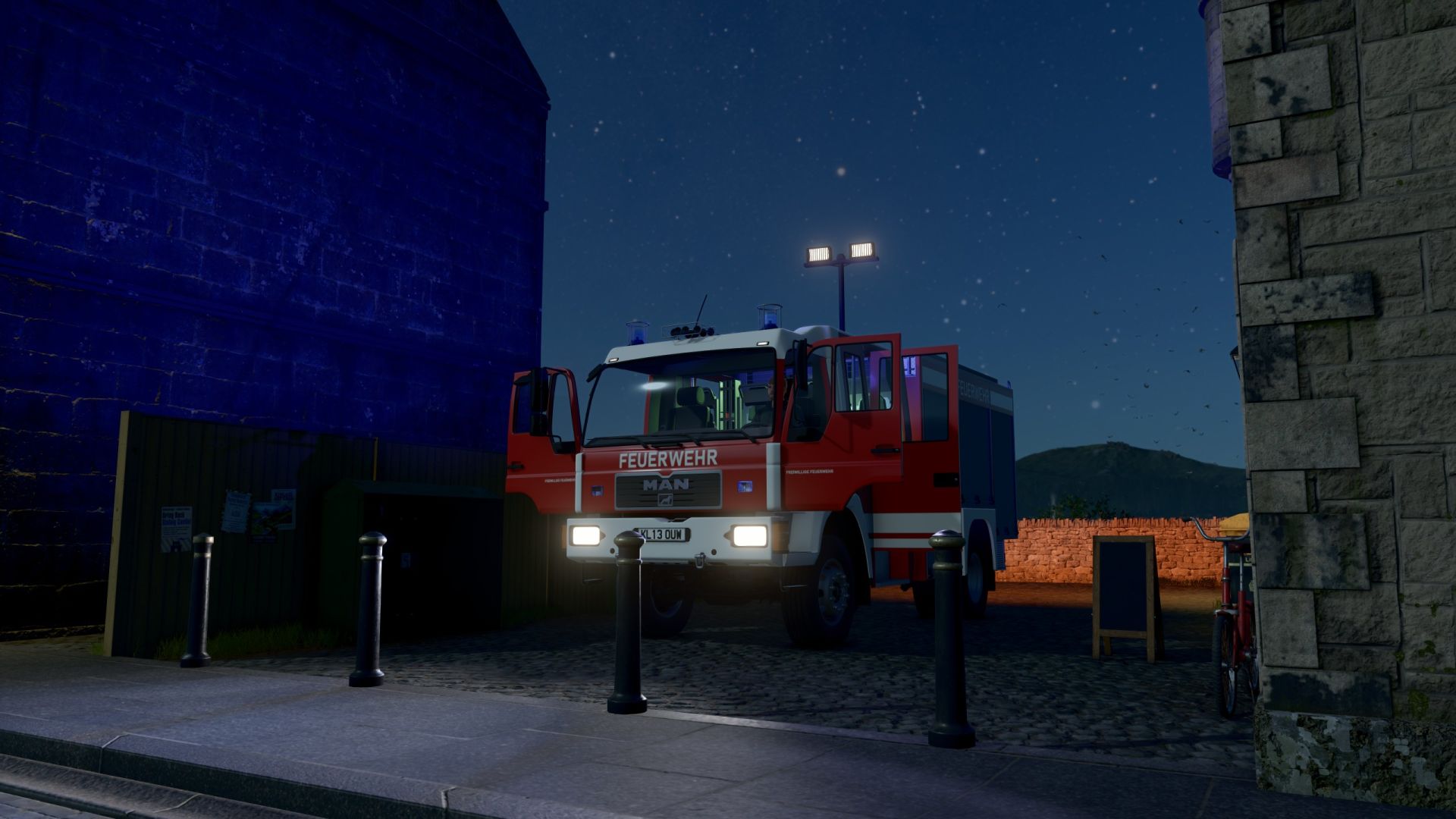 Camion de pompiers MAN L2000