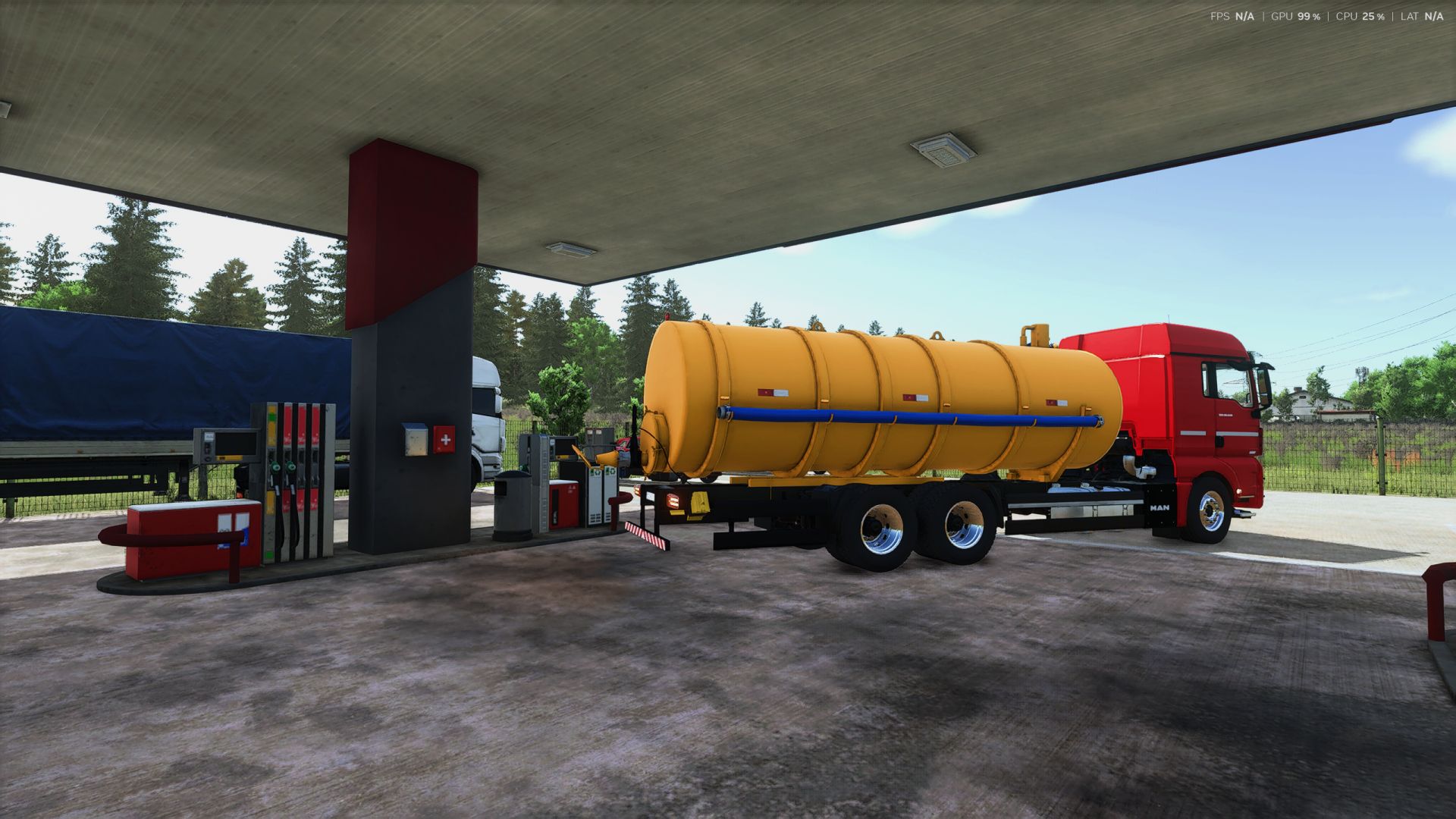 Camion-citerne à fumier MAN