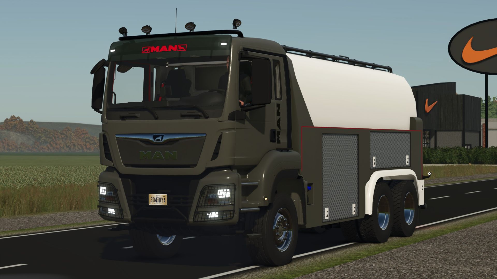 Mann Milchtransport Pack