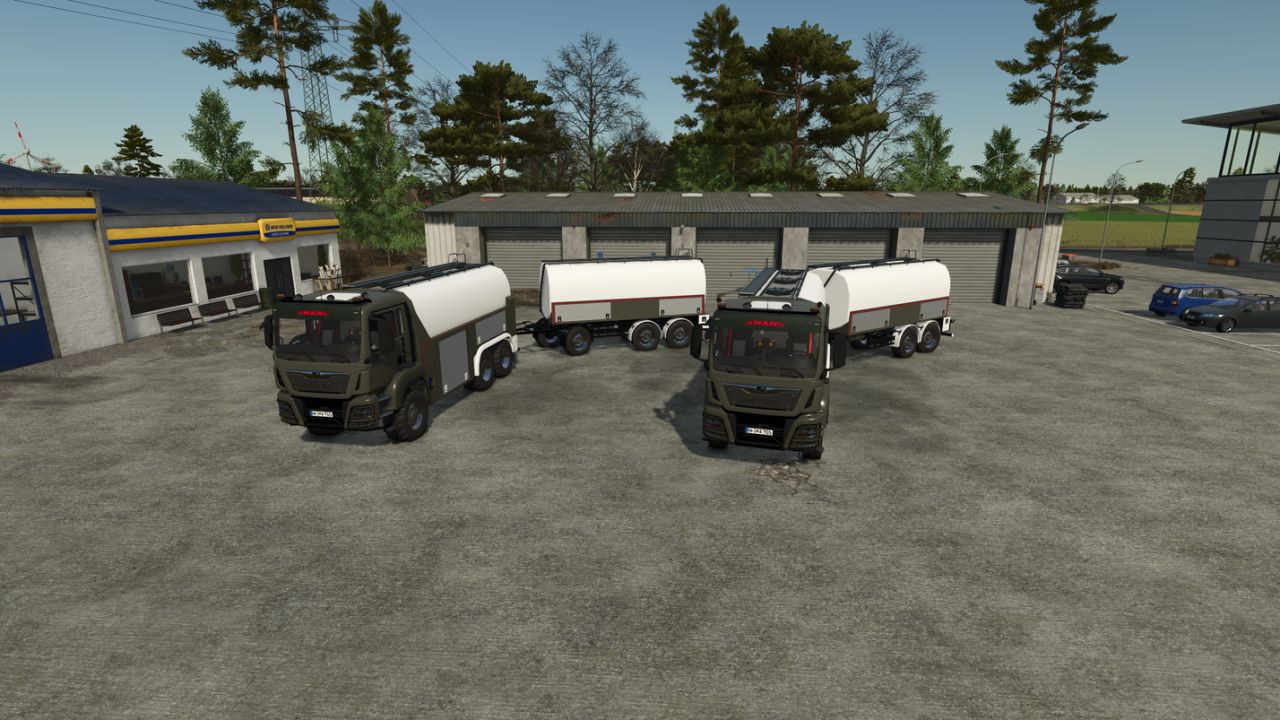 Mann Milchtransport Pack