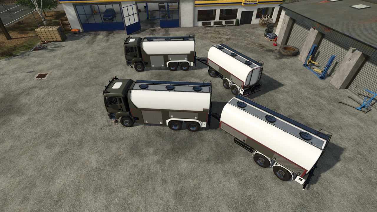 Mann Milchtransport Pack