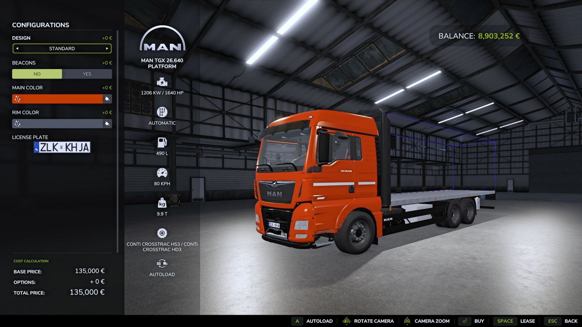 MAN TGX 26640 Autoload