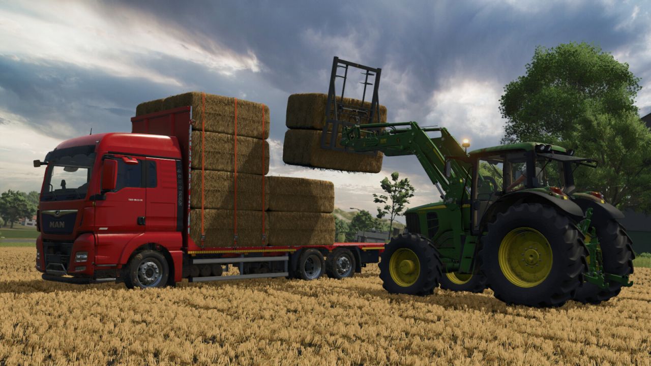MAN TGX 6x2 Straw Bale