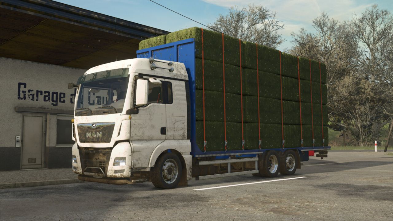MAN TGX 6x2 Straw Bale