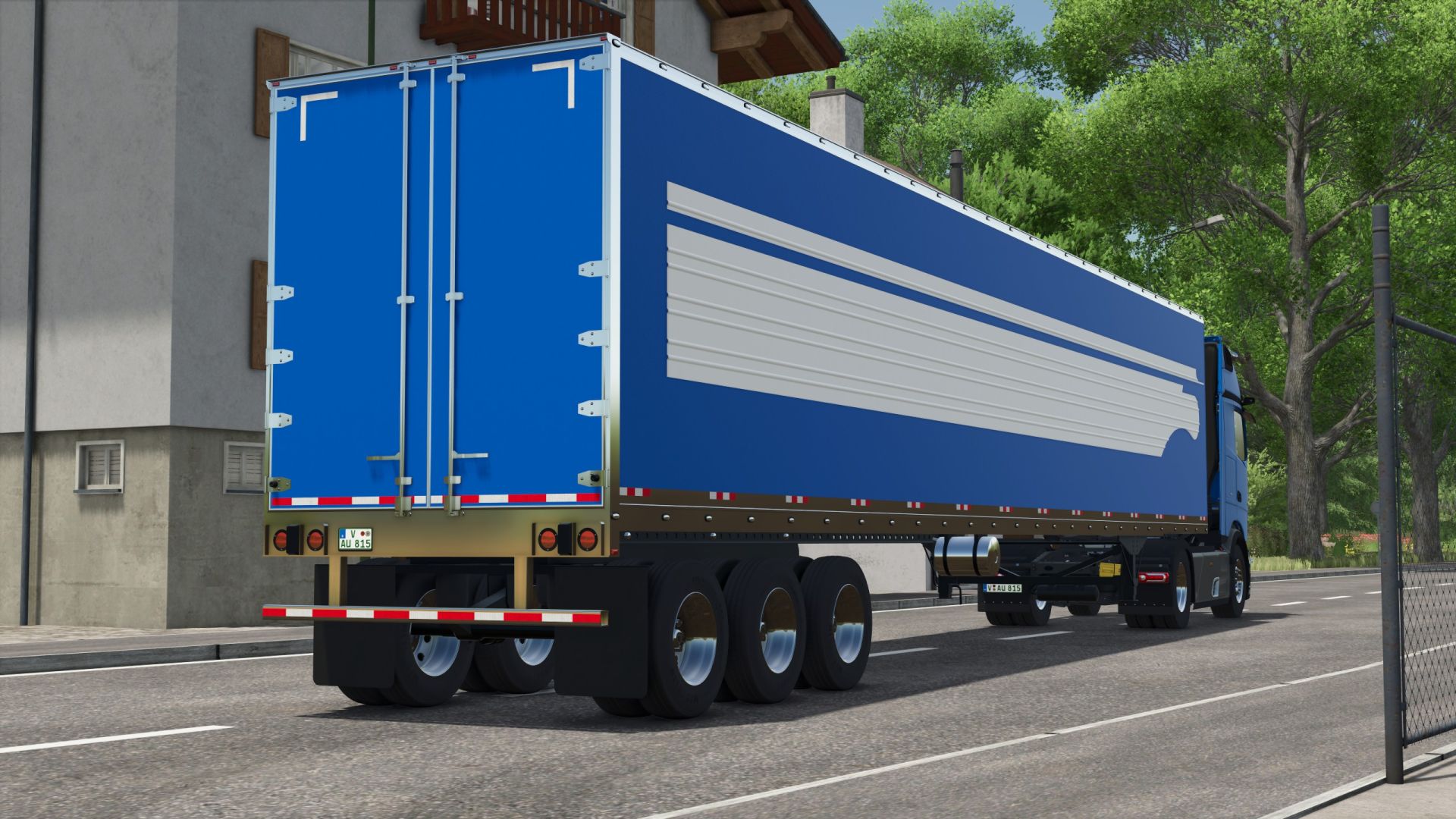 Manac 53 'droge transporter met koelcontainer