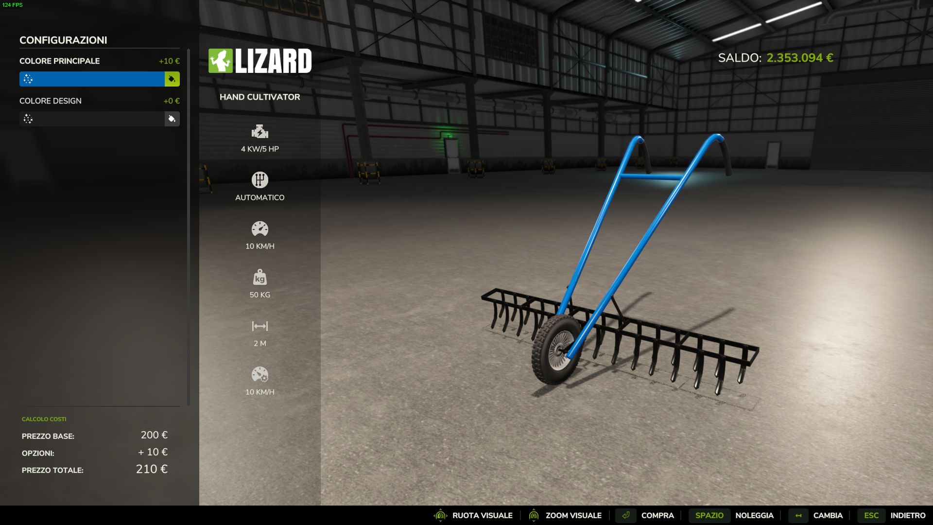 Manual cultivator