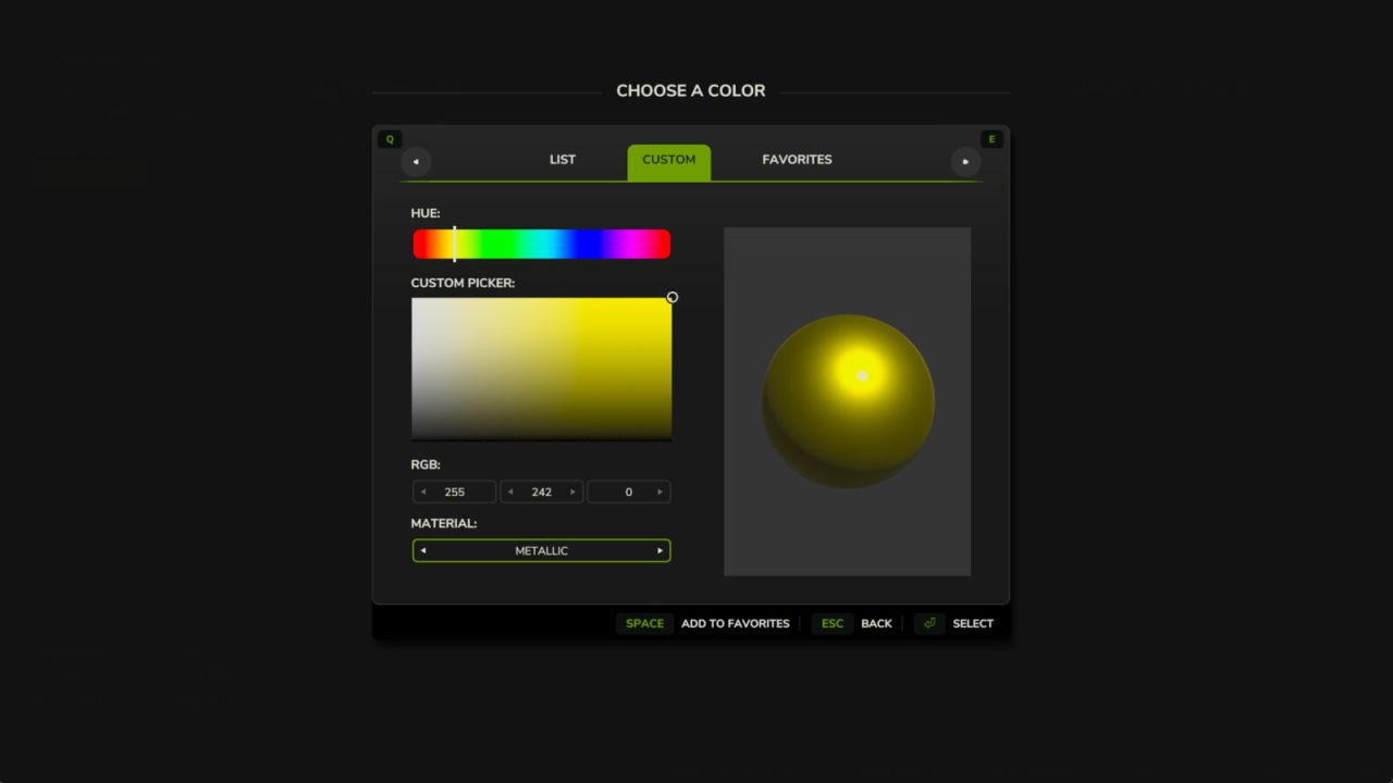 Manual Paint - Fahrzeugfarben Pro Material