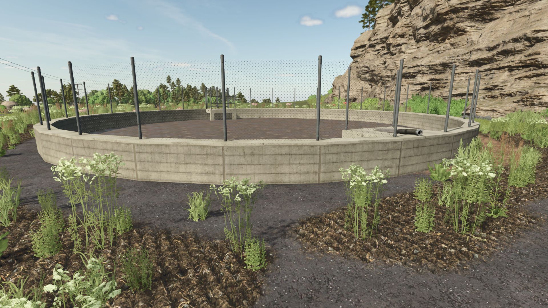 Manure and liquid manure storage