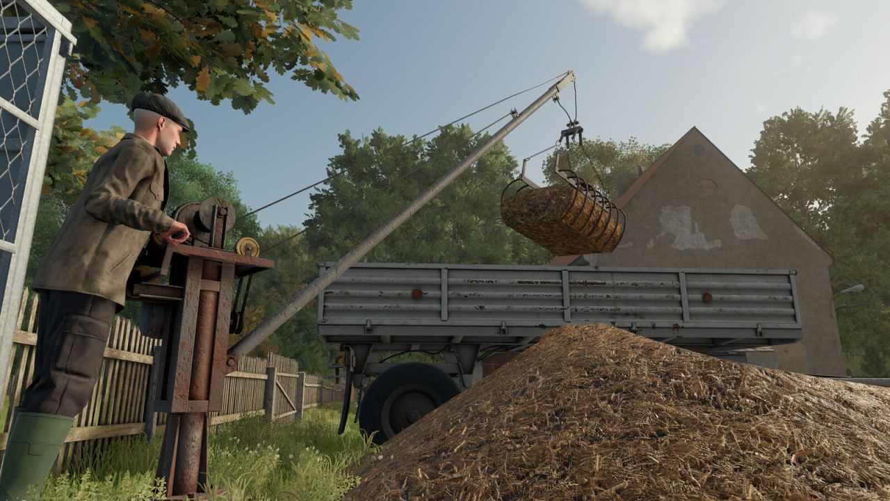 Grue à fumier