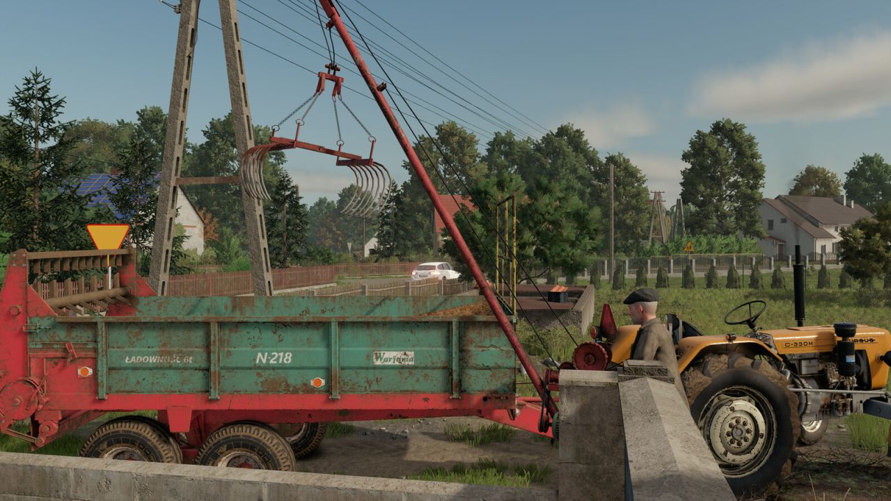 Grue à fumier