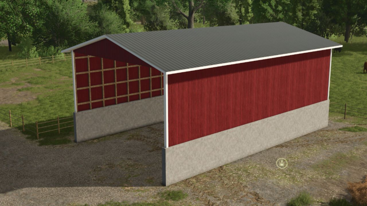 Manure Heap With Roof