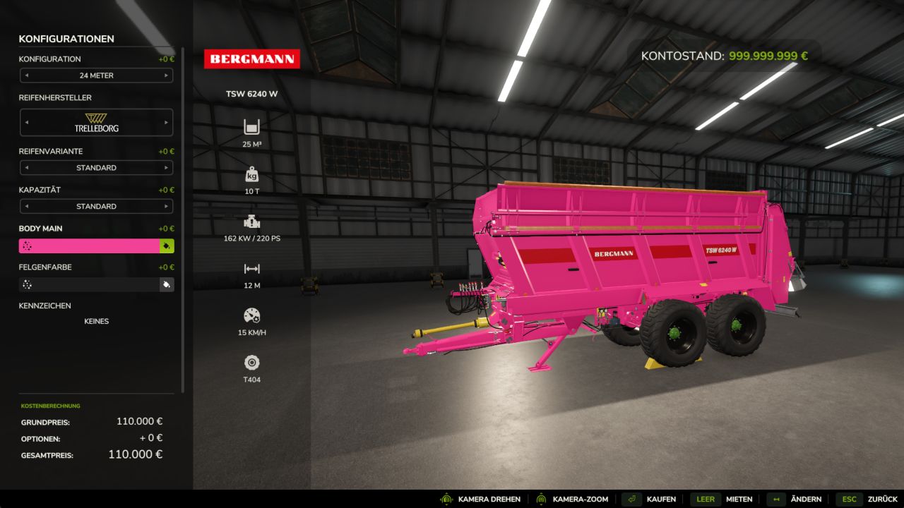 Manure spreader pack