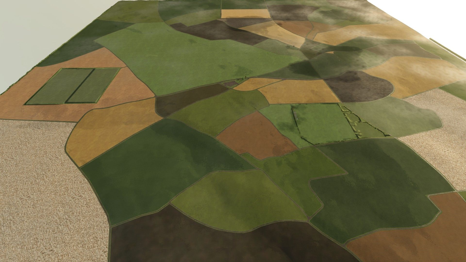 Mappa del nord della Francia