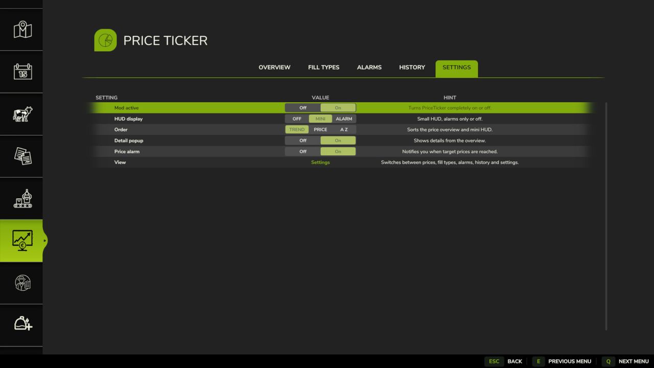 Market Price Helper