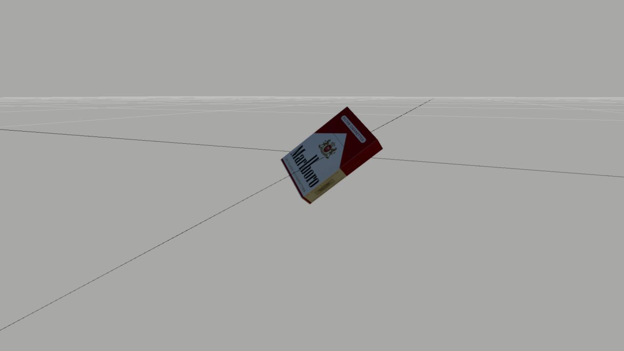 Paquet de cigarettes Marlboro (Prefab)