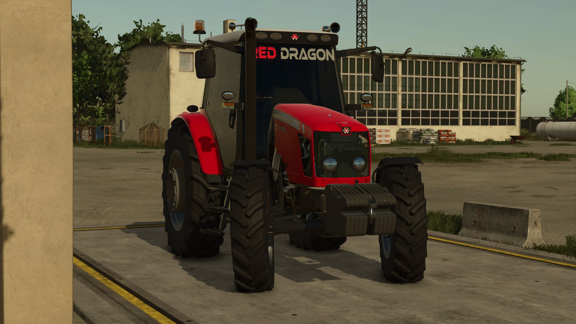 Massey Ferguson 5455 RED DRAGON FS25 thumbnail 5