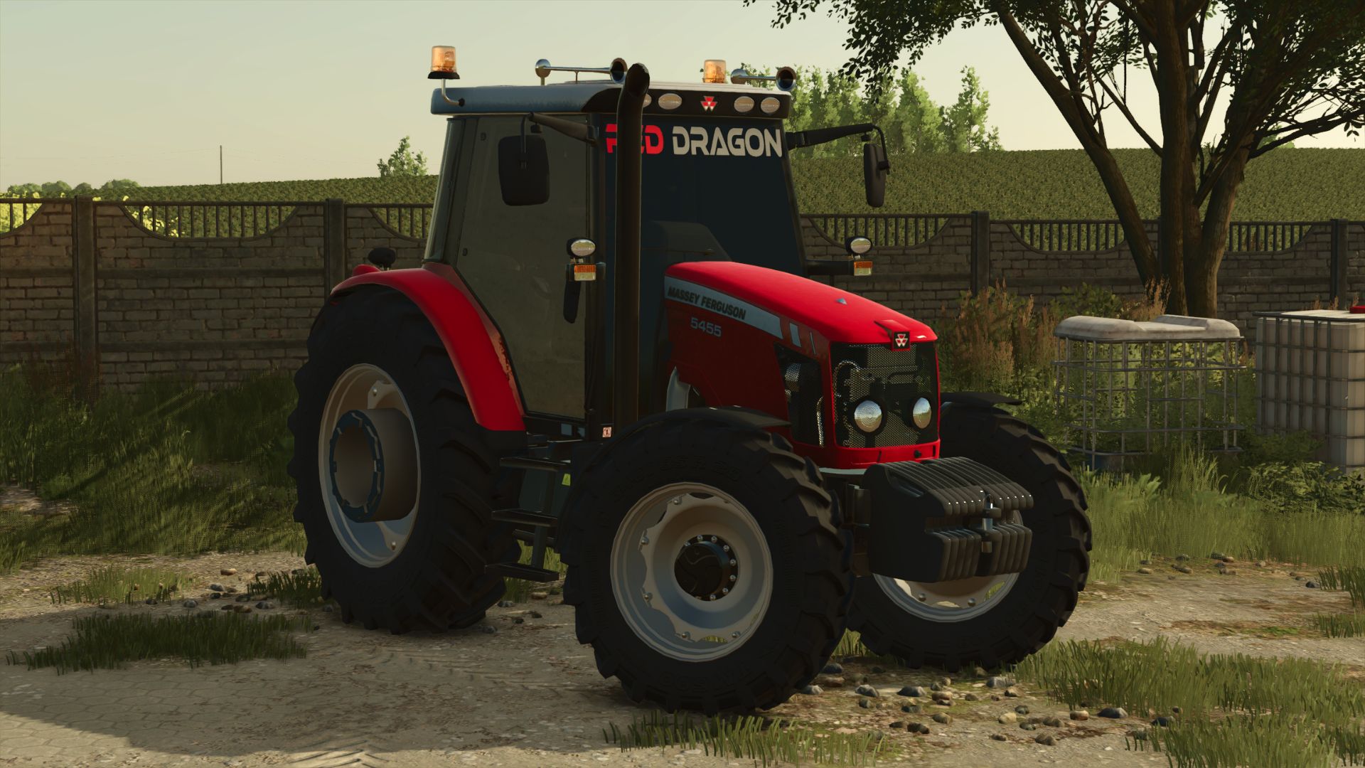 Massey Ferguson 5455 RED DRAGON FS25