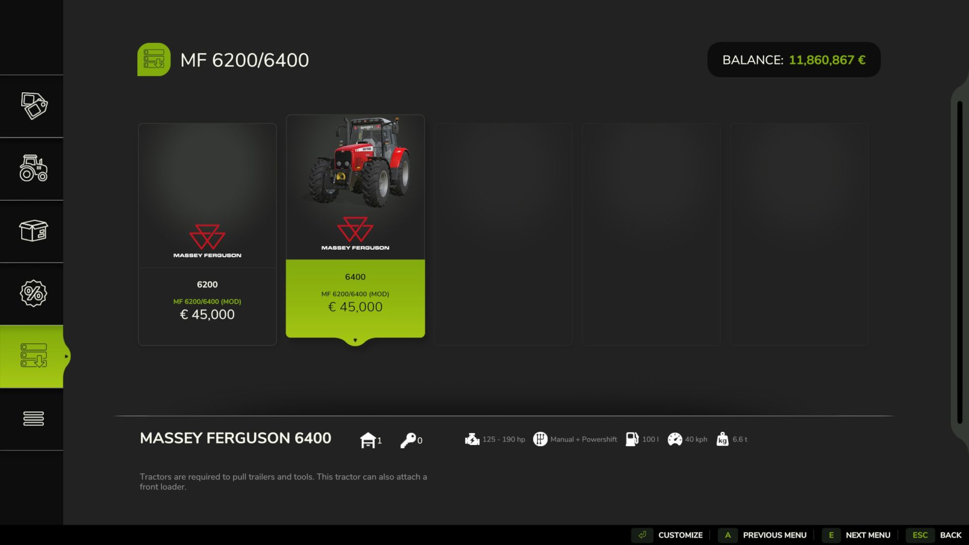 Massey Ferguson 6290