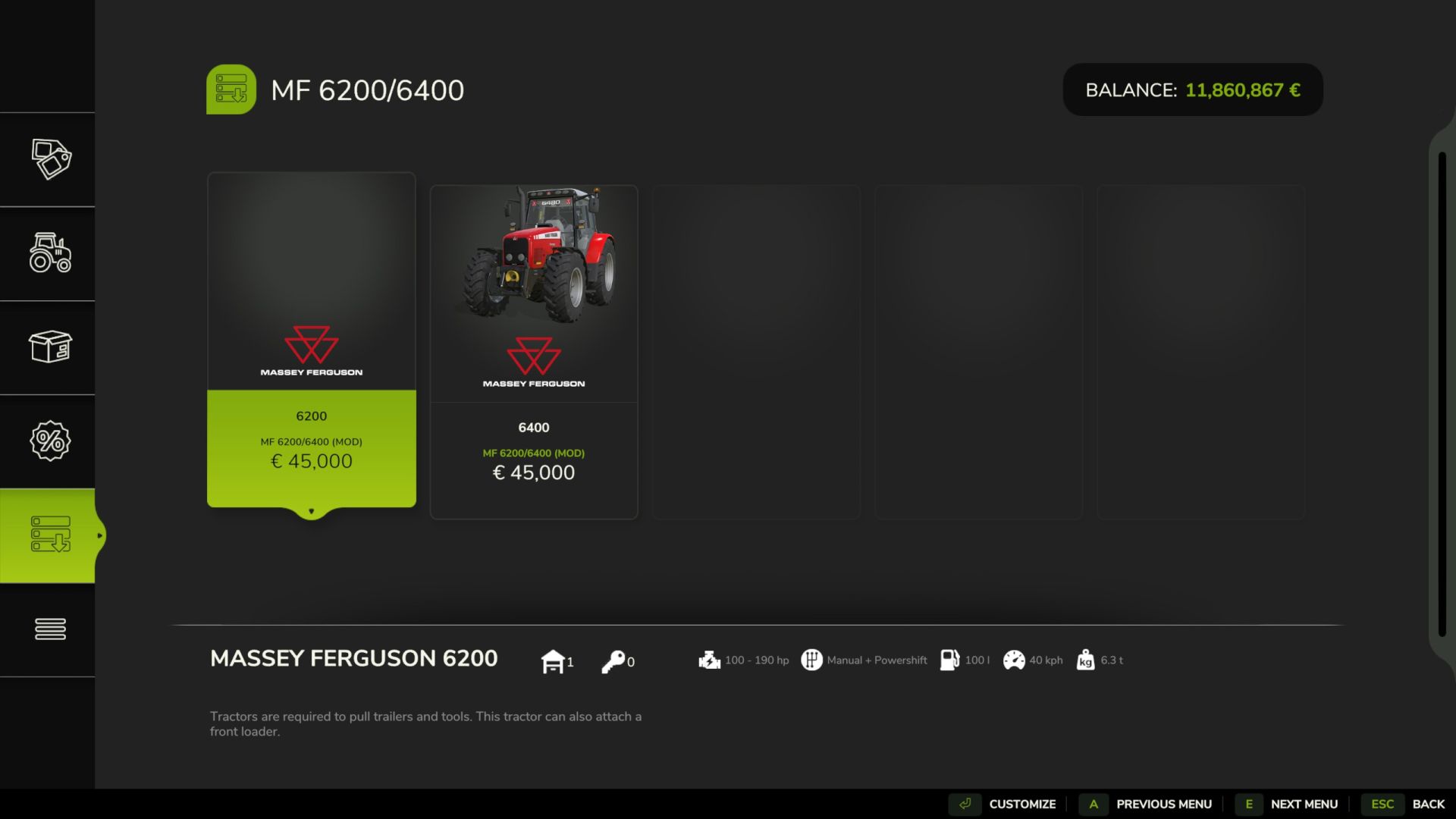 Massey Ferguson 6290