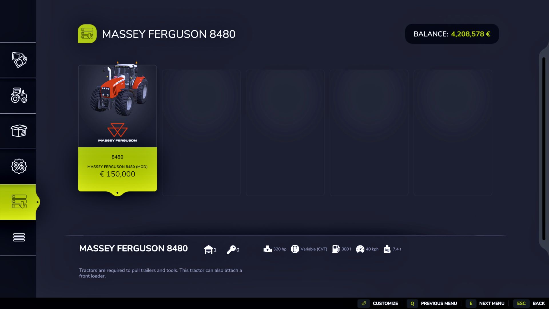 Massey Ferguson 8480