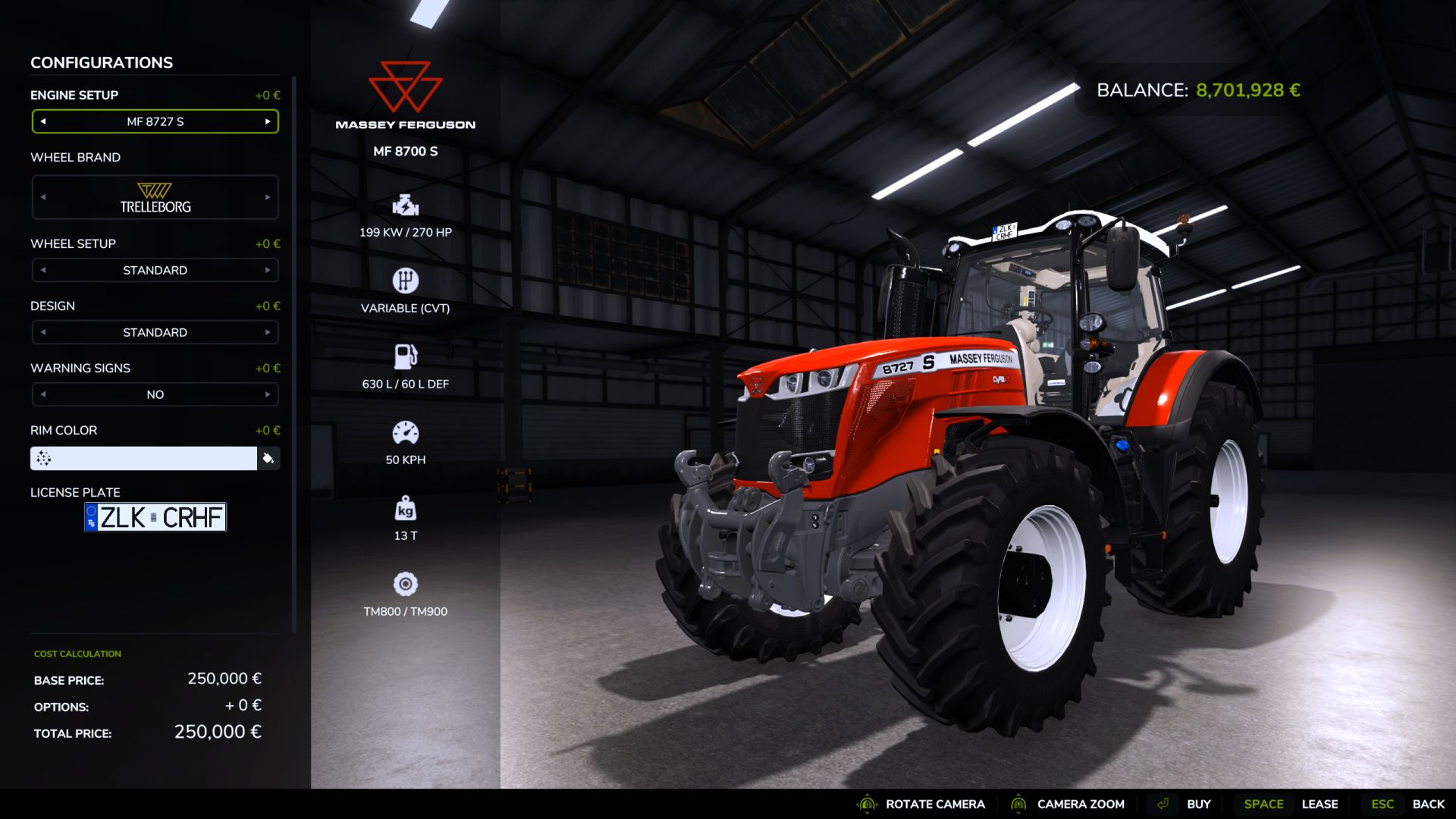 Massey Ferguson 8700S