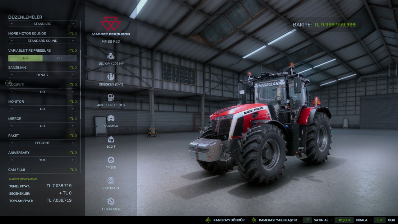 Massey Ferguson 8S Rot