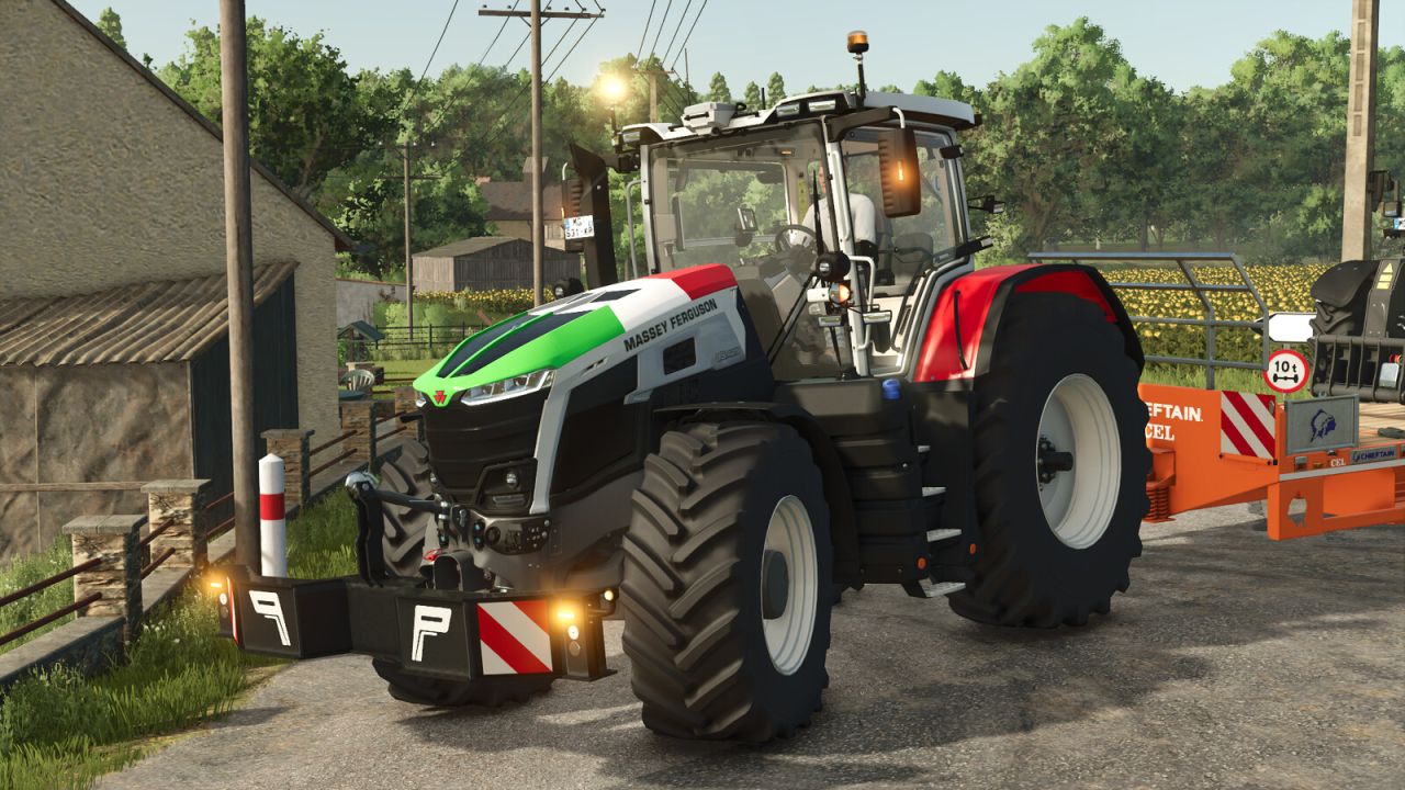 Massey Ferguson 9S patriottisch