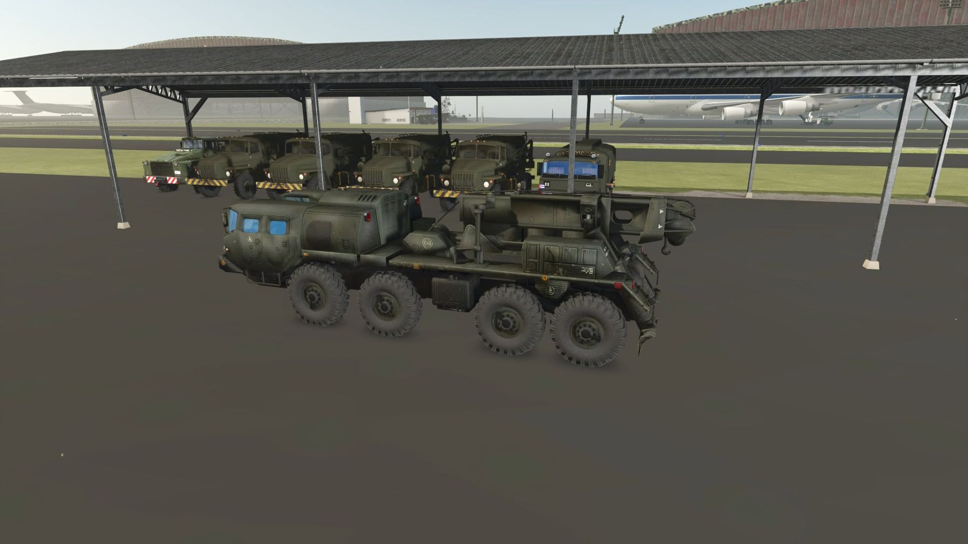 MAZ-543 / MAZ-7310 (8x8 Heavy Tactical Chassis with Specialized Superstructure)