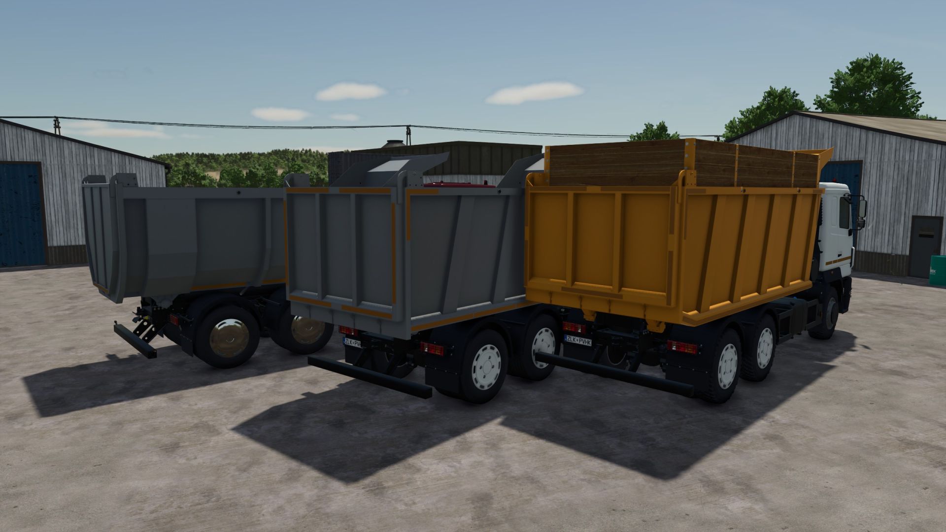 MAZ-6501 Cassone ribaltabile Mulden