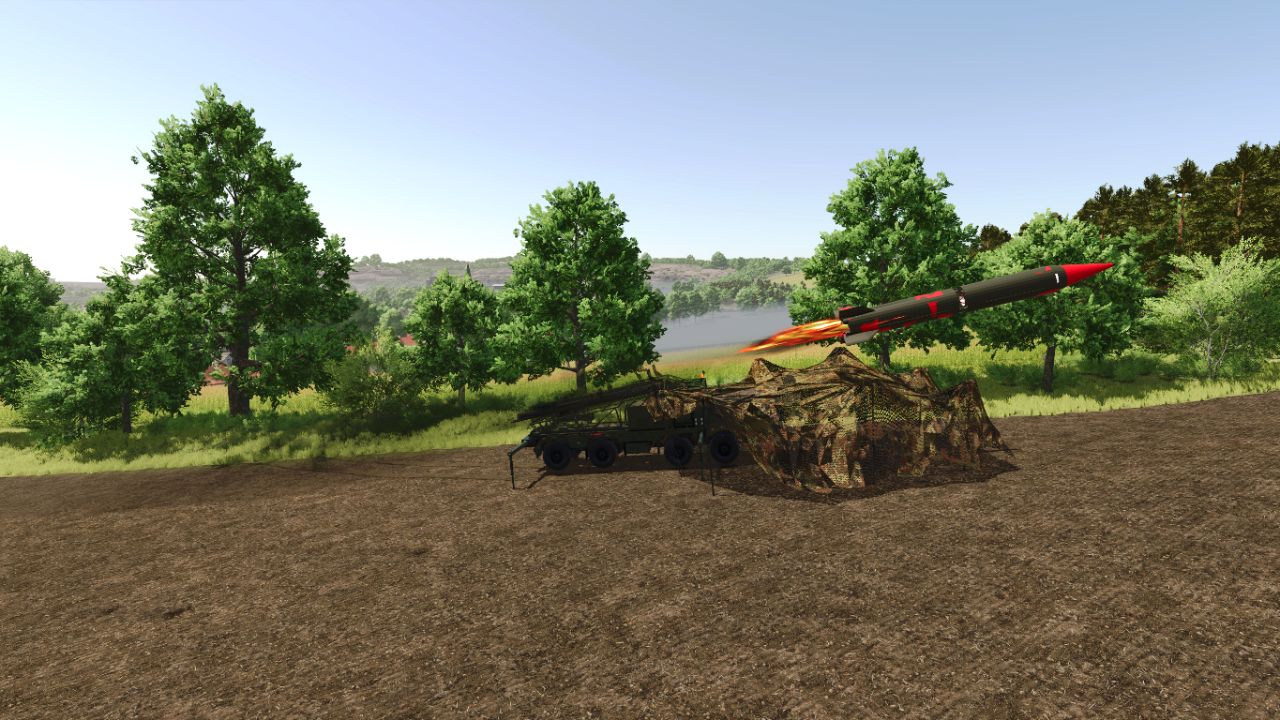 MAZ Heavy Chassis Missile Launcher System (8x8 Tactical Platform with Ballistic Missiles)