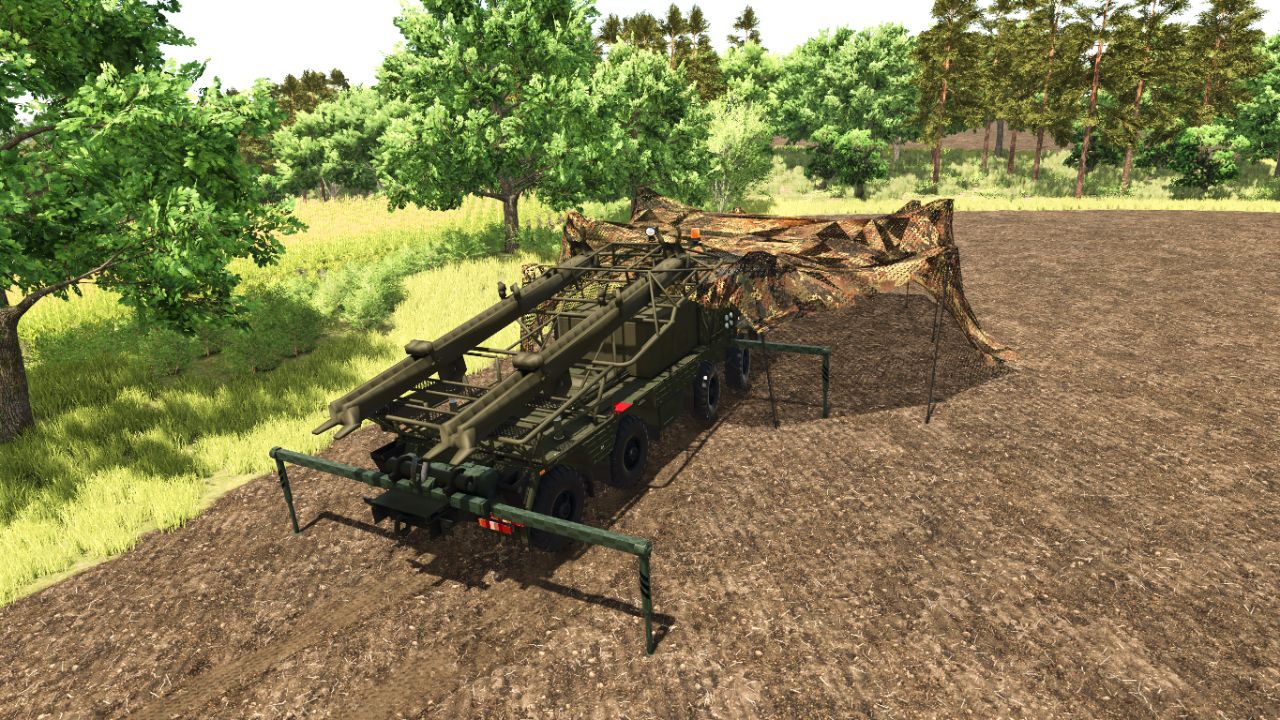 MAZ Heavy Chassis Missile Launcher System (8x8 Tactical Platform with Ballistic Missiles)