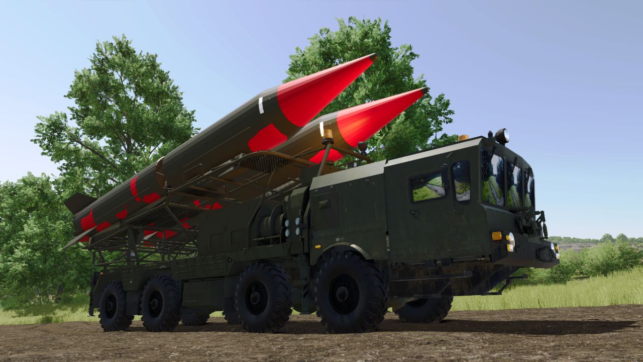 MAZ Heavy Chassis Missile Launcher System (8x8 Tactical Platform with Ballistic Missiles)