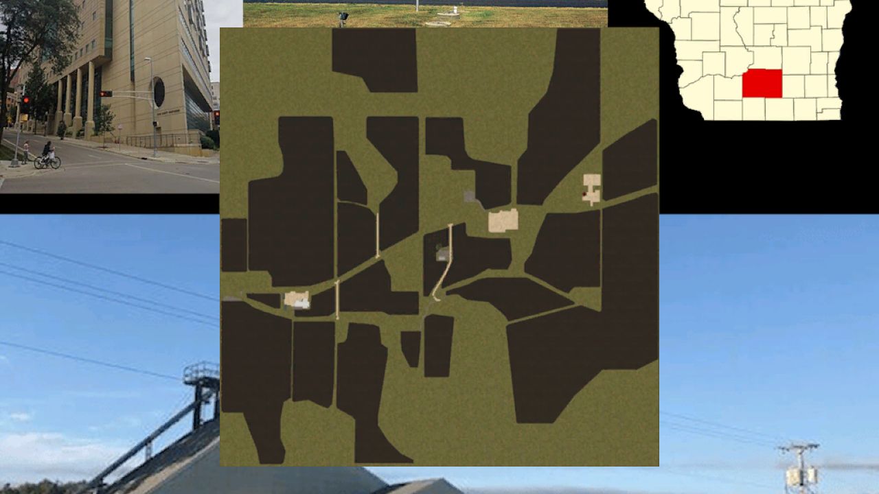 Mazomanie/Marxville, WI Map