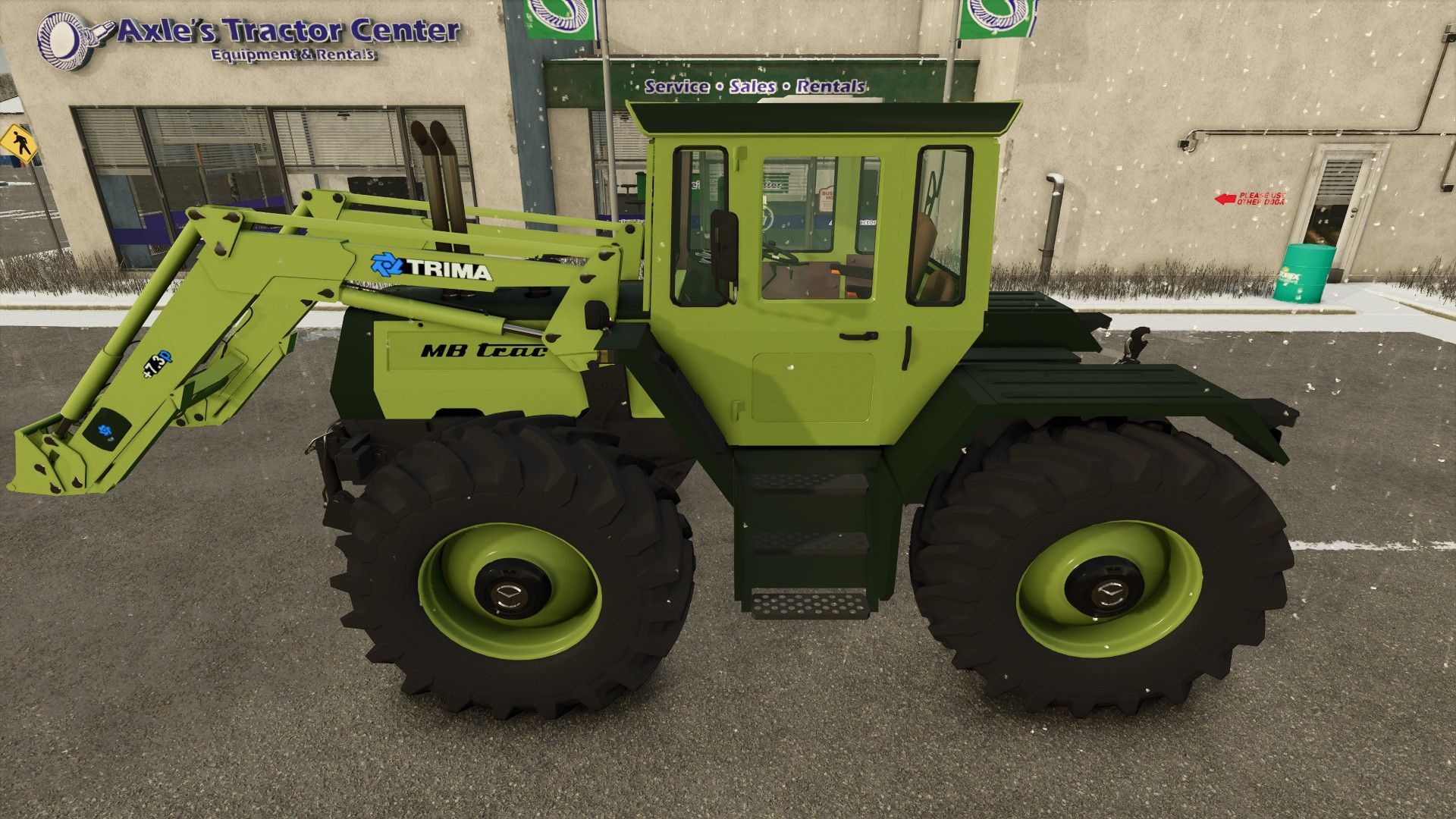 MB Trac Knickhaube