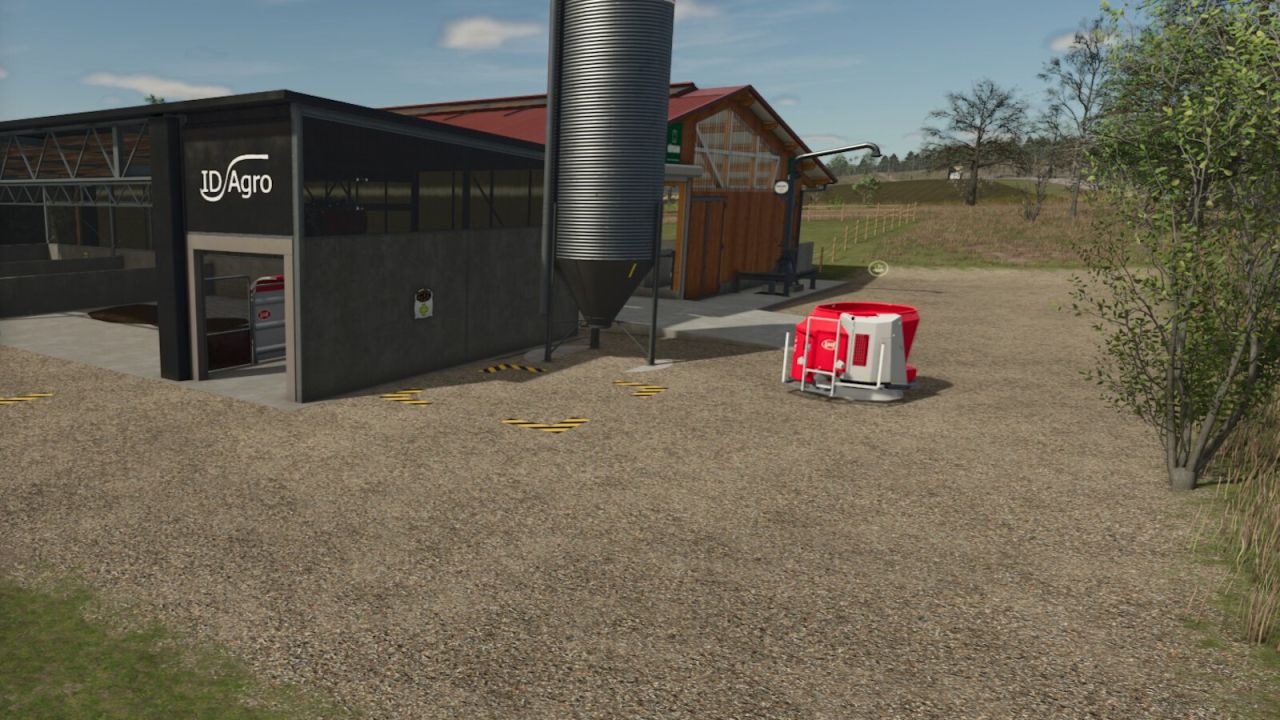 Besleme robotu ile orta cowshed