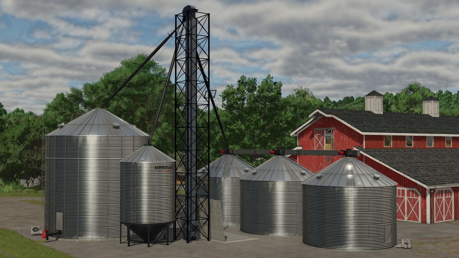 Medium Silo FS25 KingMods
