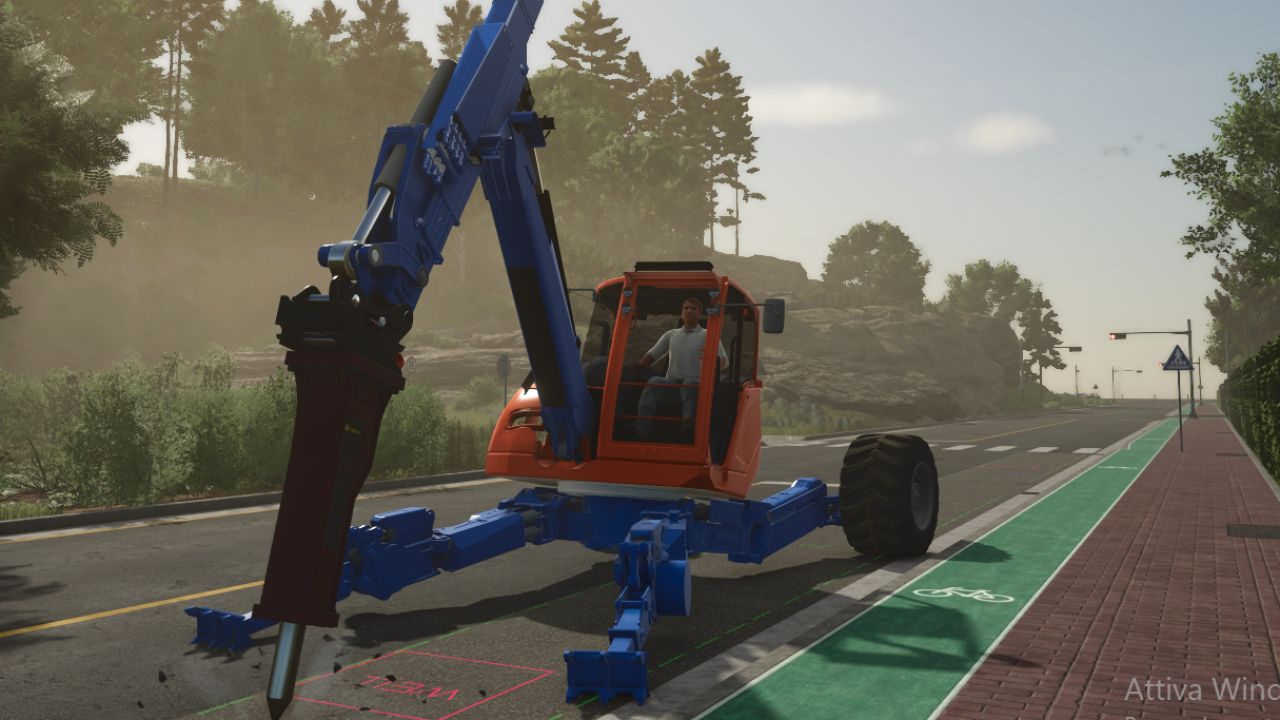 Menzi Muck spider excavator 2