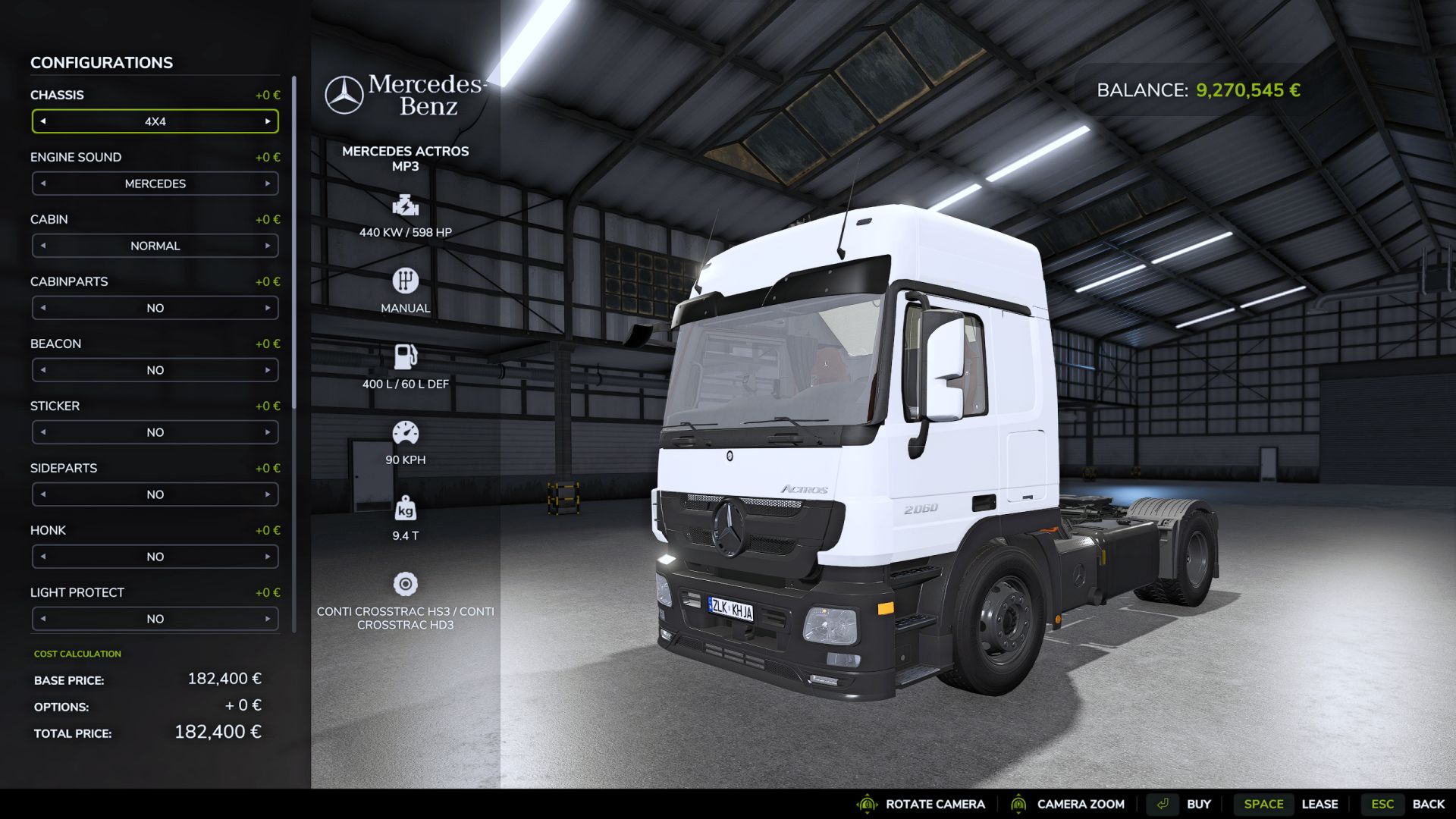 Mercedes Actros MP3