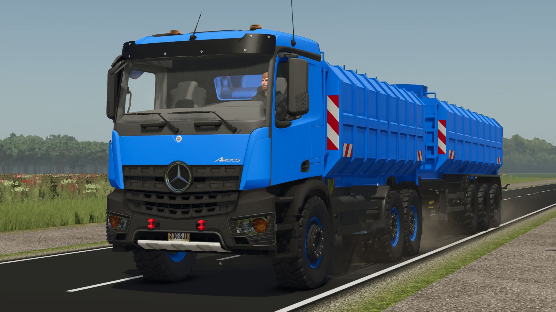 Mercedes Arocs milch transporter
