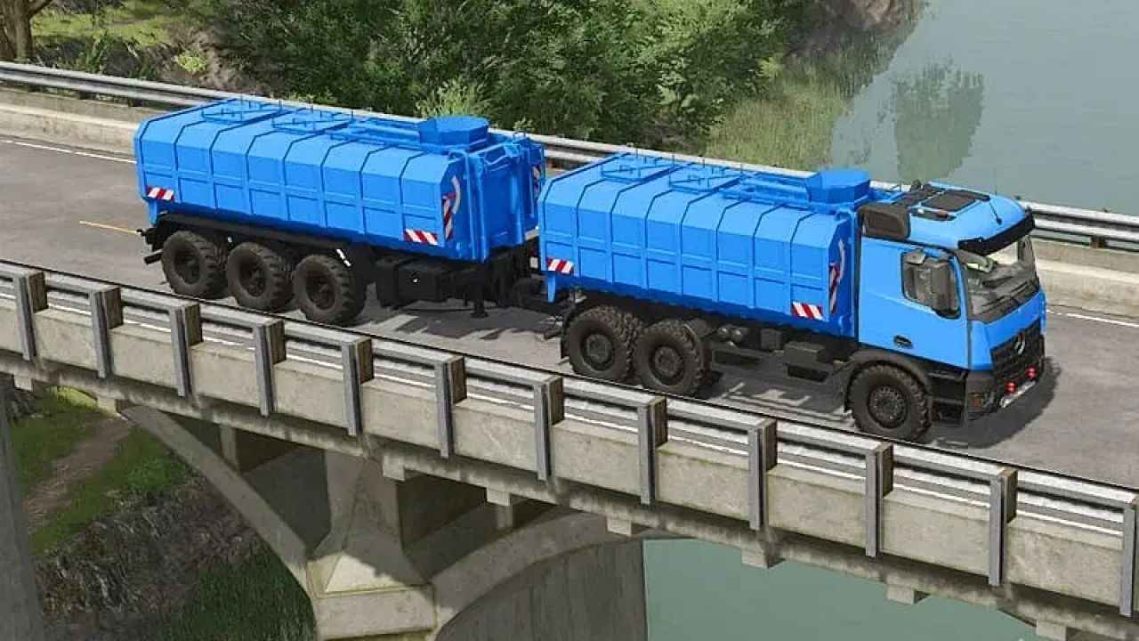 Mercedes Arocs milch transporter