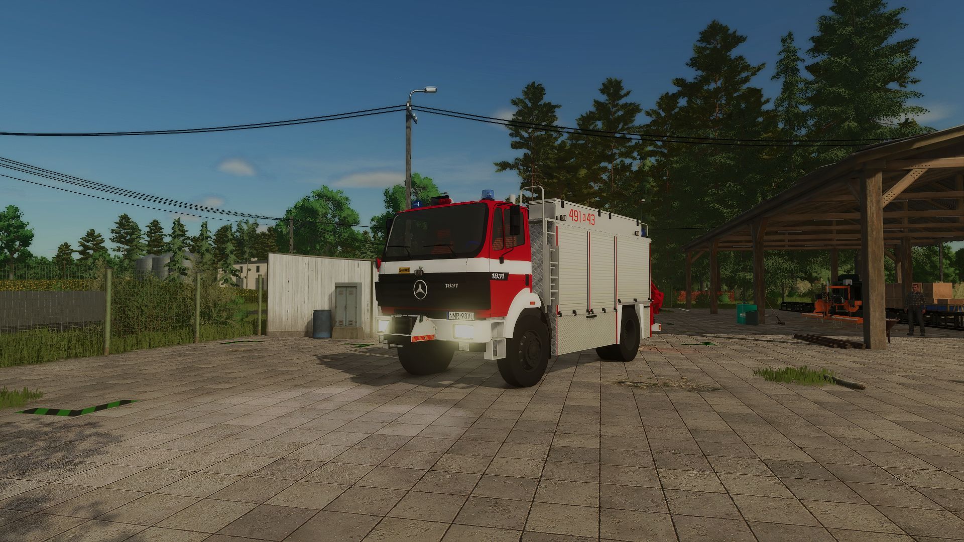 Mercedes Benz 1831 SCRt Saurus 491[N]43 JRG Mrągowo