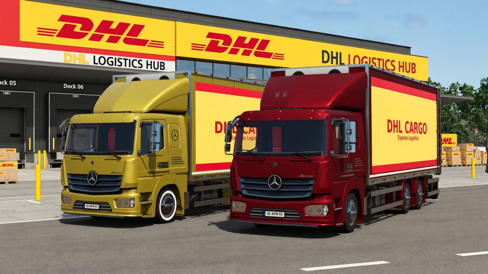 Mercedes Benz Atego 823 Camion caisse Edit