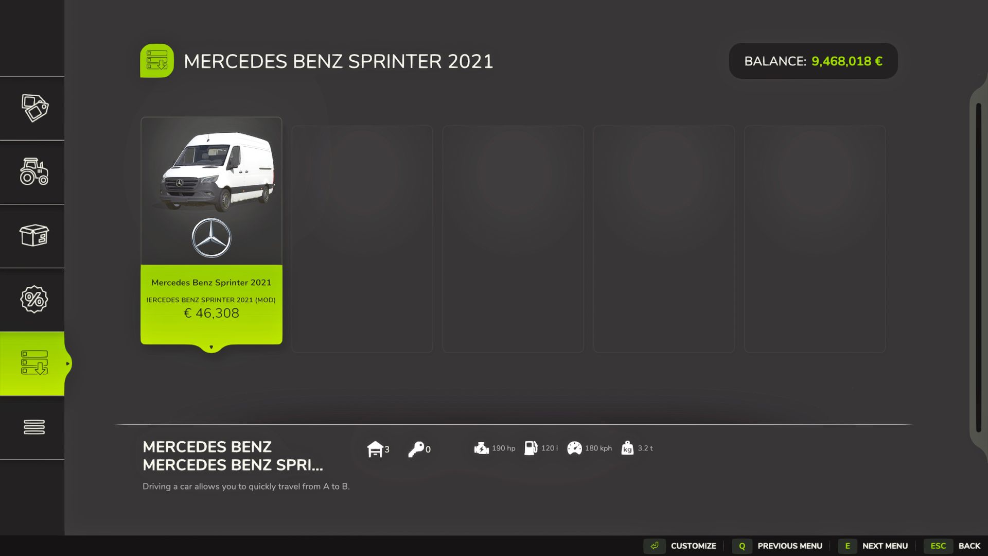 Mercedes-Benz Sprinter 2021