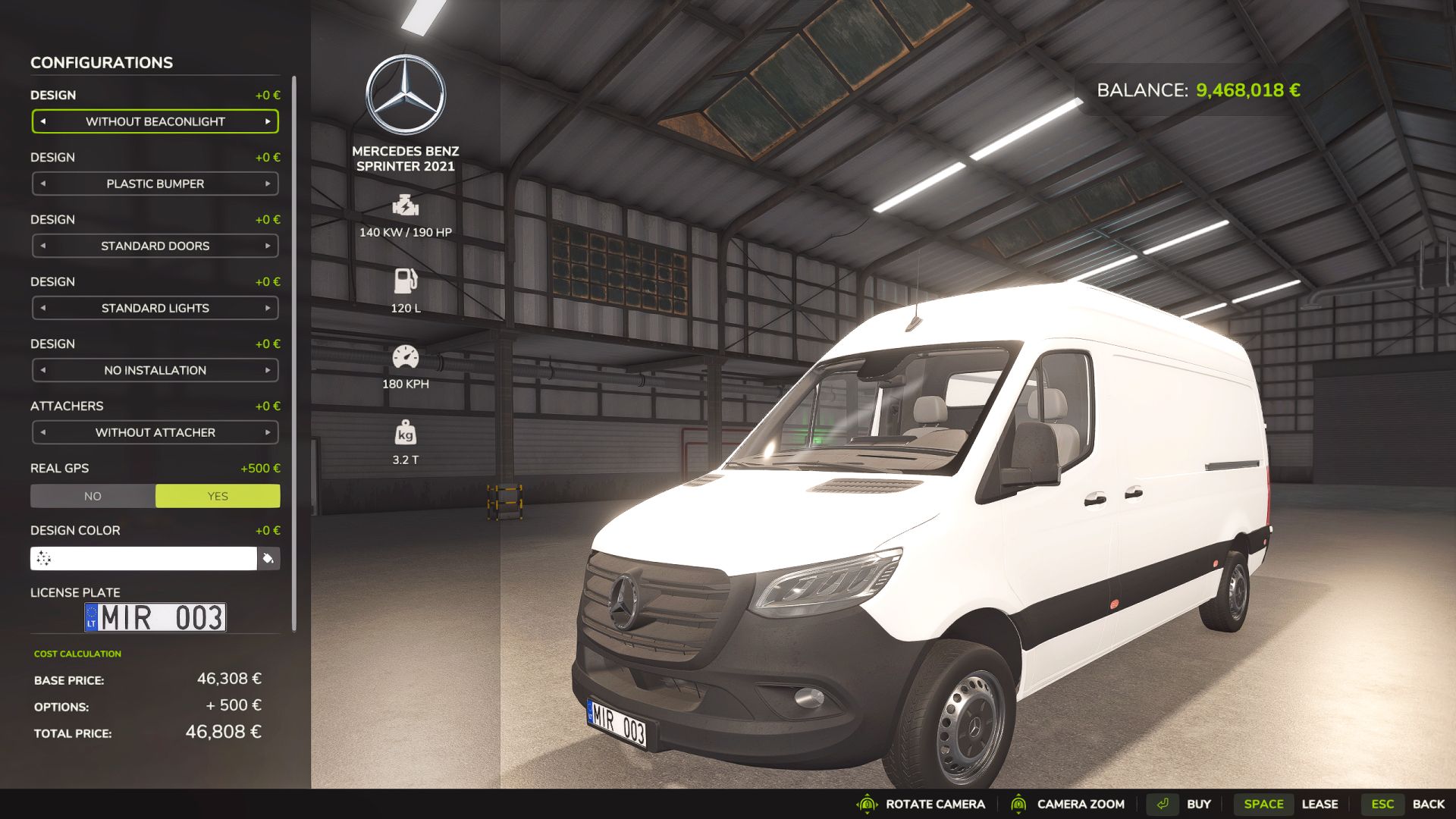 Mercedes-Benz Sprinter 2021