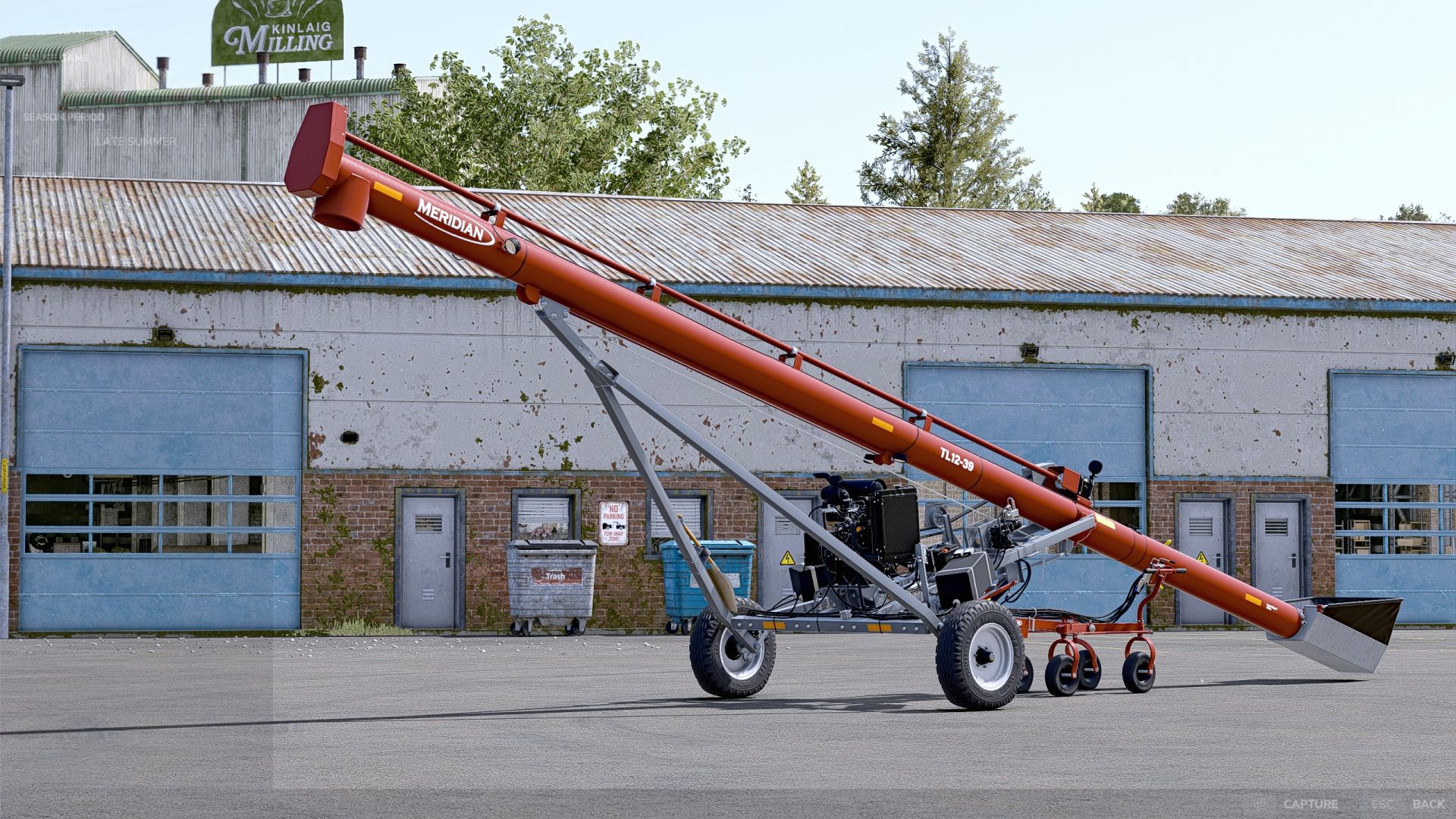 Sinfín Meridian TL-1239 para materiales a granel