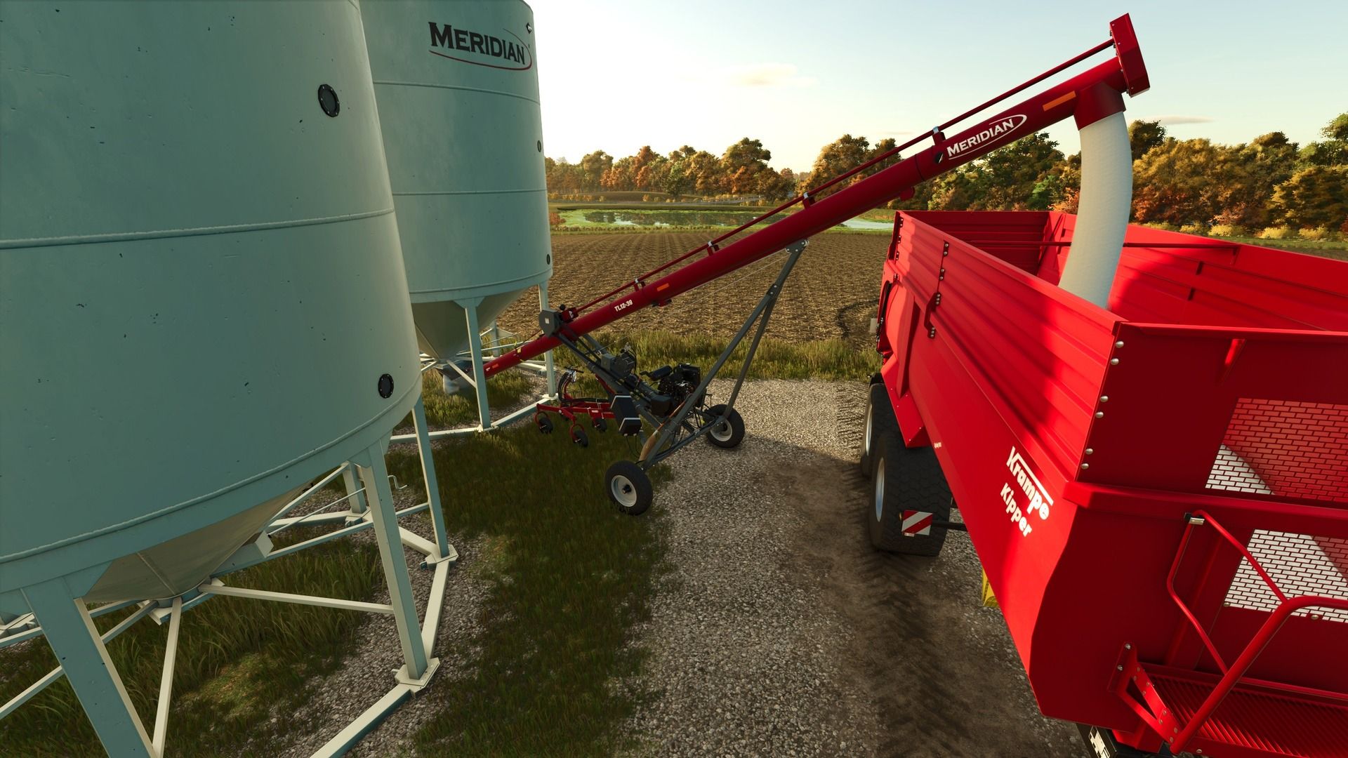 Sinfín Meridian TL-1239 para materiales a granel